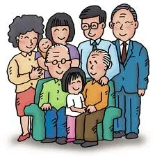 Les membres de la famille en anglais (liste complète)